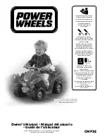 Preview for 1 page of Power Wheels CMP32 Owner'S Manual