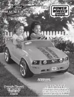 Preview for 1 page of Power Wheels FORD MUSTANG P6827 Owner'S Manual