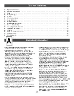 Preview for 2 page of Power Wheels G5107 Owner'S Manual With Assembly Instructions