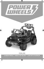 Power Wheels GNL68 Owner'S Manual preview