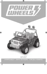 Power Wheels GTJ57 Owner'S Manual preview