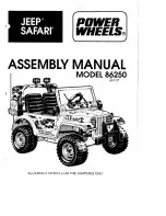 Power Wheels Jeep Safary 86250 Assembly Manual preview