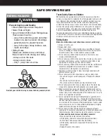 Предварительный просмотр 14 страницы Power Wheels Kawasaki BRUTE FORCE R8126 Owner'S Manual & Assembly Instructions