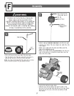 Preview for 7 page of Power Wheels Kawasaki KFX NINJA B9272 Owner'S Manual & Assembly Instructions