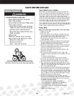 Preview for 17 page of Power Wheels Kawasaki KFX Ninja J8472 Owner'S Manual & Assembly Instructions