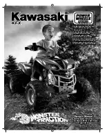 Power Wheels Kawasaki KFX P9723 Owner'S Manual & Assembly Instructions preview