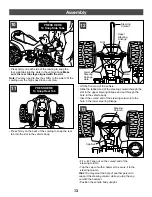 Preview for 12 page of Power Wheels Kawasaki NINJA 73690 Owner'S Manual & Assembly Instructions