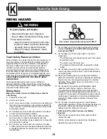 Preview for 19 page of Power Wheels Kawasaki NINJA 73690 Owner'S Manual & Assembly Instructions