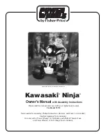 Power Wheels Kawasaki NINJA 74110 Owner'S Manual & Assembly Instructions preview