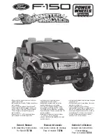 Power Wheels Lil' Ford F-150 Owner'S Manual preview