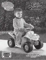 Power Wheels LIL' QUAD K4565 Owner'S Manual предпросмотр