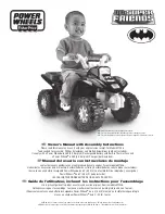 Power Wheels M7246 Owner'S Manual With Assembly Instructions preview