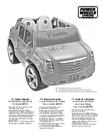 Preview for 1 page of Power Wheels N7115 Owner'S Manual With Assembly Instructions