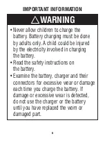 Preview for 6 page of Power Wheels P6828 Instructions Manual