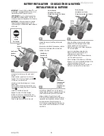 Предварительный просмотр 14 страницы Power Wheels V4343 Owner'S Manual With Assembly Instructions