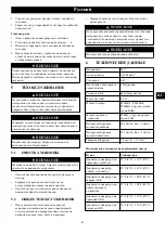 Preview for 41 page of Power works JSM401 Operator'S Manual