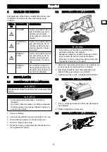 Предварительный просмотр 23 страницы Power works XB 20V RSG303 Operator'S Manual