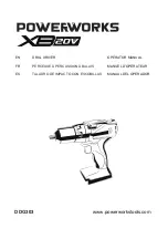 Предварительный просмотр 1 страницы Power works XB DDG303 Operator'S Manual