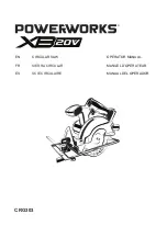 Preview for 1 page of Power works XB20V CRG303 Operator'S Manual