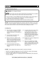 Preview for 16 page of Power APW3200KH Owner'S Manual And Operating Instructions