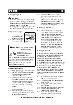 Preview for 20 page of Power APW3200KH Owner'S Manual And Operating Instructions