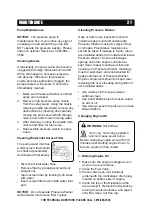 Preview for 23 page of Power APW3200KH Owner'S Manual And Operating Instructions