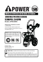 Preview for 39 page of Power APW3200KH Owner'S Manual And Operating Instructions