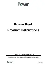 Preview for 2 page of Power Pent Instruction Manual