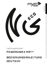 Предварительный просмотр 2 страницы Power2max NGeco Manual