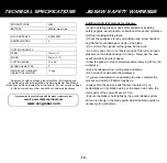 Preview for 2 page of POWER8 JS05 Jisaw Quick Start Manual