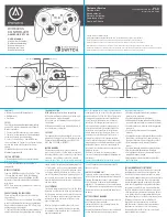 PowerA Wireless Controller Gamecube Style User Manual preview