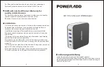 Preview for 3 page of Poweradd QC 3.0 & Type-C USB adapter User Manual