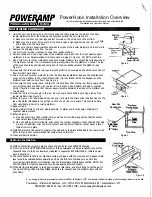 Предварительный просмотр 2 страницы Poweramp PowerHook Installation Overview