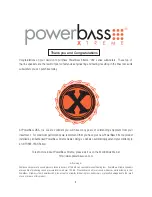 Preview for 3 page of PowerBass 2XL-1004D Application Manual