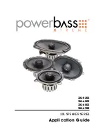 Предварительный просмотр 1 страницы PowerBass 3XL-5202 Application Manual