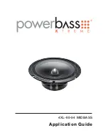 PowerBass 4XL-80-94 MIDBASS Application Manual предпросмотр