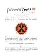 Предварительный просмотр 3 страницы PowerBass 4XL-80-94 MIDBASS Application Manual