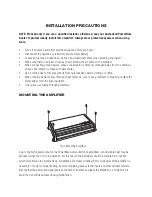 Предварительный просмотр 4 страницы PowerBass ACS-1000D Owner'S Manual