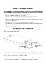 Preview for 5 page of PowerBass AEQ-4XOA Owner'S Manual