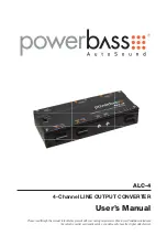 PowerBass ALC-4 User Manual preview