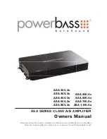 PowerBass ASA 00.2x Owner'S Manual предпросмотр