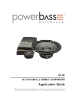 Предварительный просмотр 1 страницы PowerBass L2-6C Application Manual