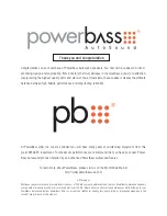 Предварительный просмотр 2 страницы PowerBass L2-6C Application Manual