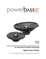 PowerBass PS-69 Application Manual preview