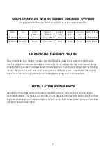 Preview for 4 page of PowerBass PS-WB101 Application & Enclosure Manual