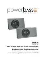 PowerBass PS-WB110T Application & Enclosure Manual preview