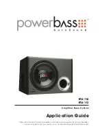 Предварительный просмотр 1 страницы PowerBass RTA-110 Application Manual