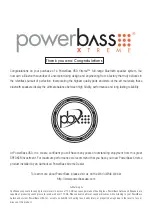 Предварительный просмотр 2 страницы PowerBass XL-1250 Application Manual