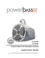 Предварительный просмотр 1 страницы PowerBass XL-POD65 Application Manual