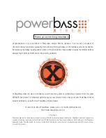 Предварительный просмотр 3 страницы PowerBass XL-POD65 Application Manual